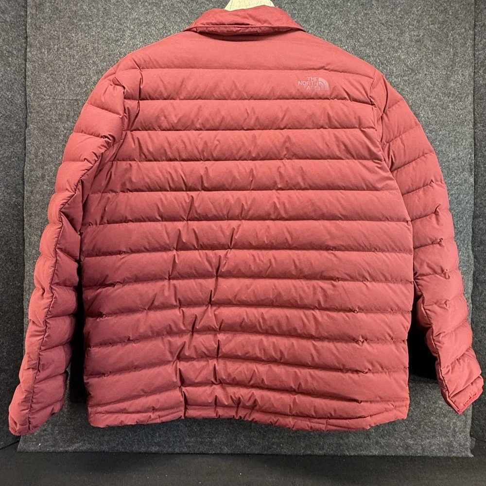 The North Face Renewed Belleview Stretch Down Jacket Mens XL Red 600 Fill